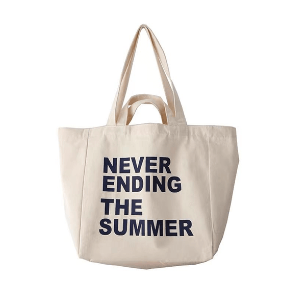 Personalized Oversized Canvas Tote Bag